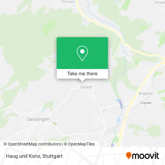 Карта Haug und Konz