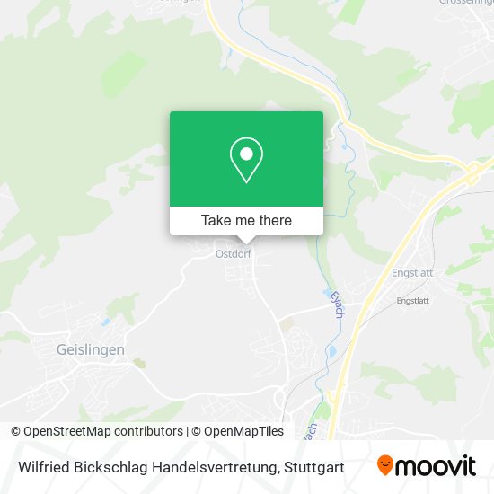 Wilfried Bickschlag Handelsvertretung map