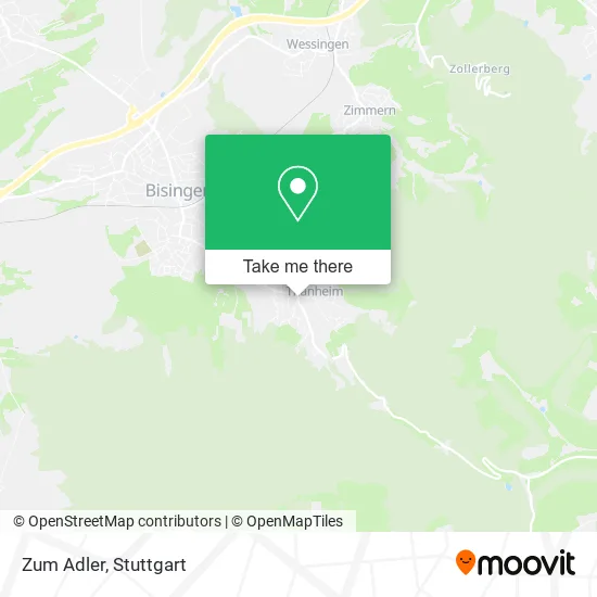 Карта Zum Adler