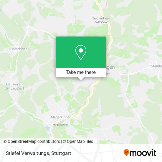 Stiefel Verwaltungs map