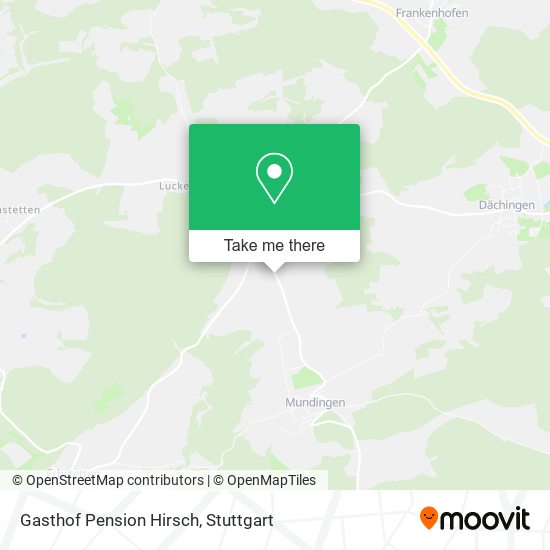 Gasthof Pension Hirsch map