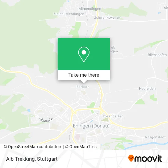 Карта Alb Trekking