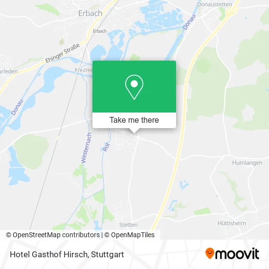 Карта Hotel Gasthof Hirsch