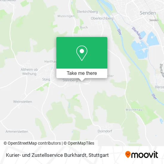 Карта Kurier- und Zustellservice Burkhardt