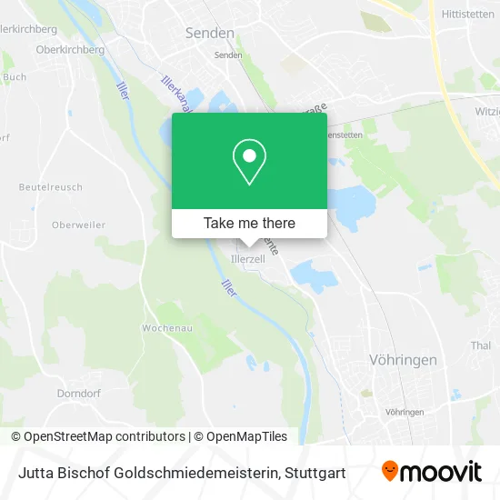 Карта Jutta Bischof Goldschmiedemeisterin