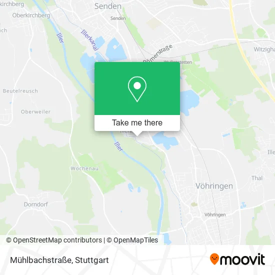 Карта Mühlbachstraße