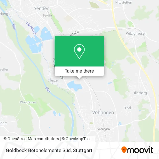 Карта Goldbeck Betonelemente Süd