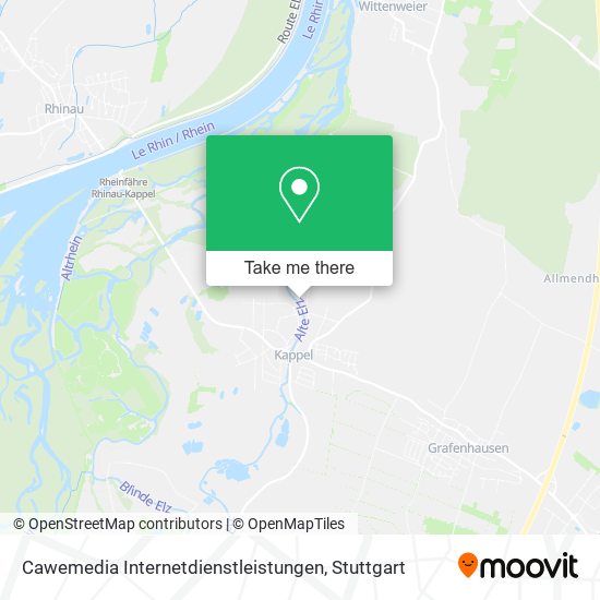 Cawemedia Internetdienstleistungen map