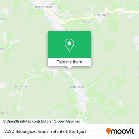 AWO Bildungszentrum Tretenhof map