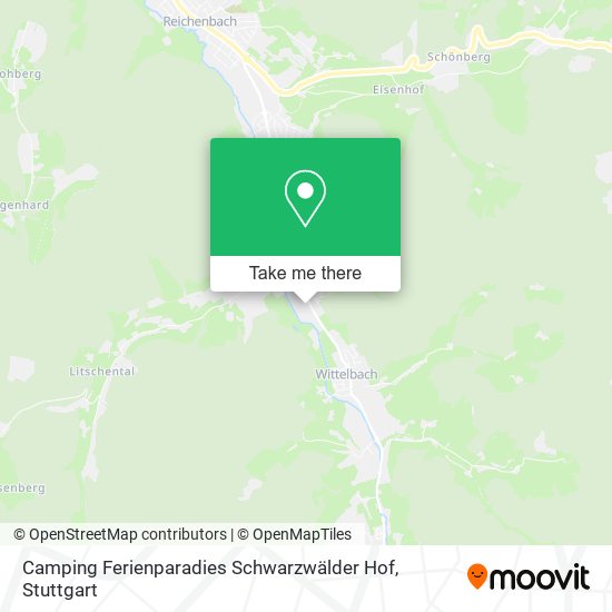 Camping Ferienparadies Schwarzwälder Hof map