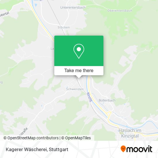 Kagerer Wäscherei map
