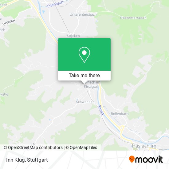 Карта Inn Klug