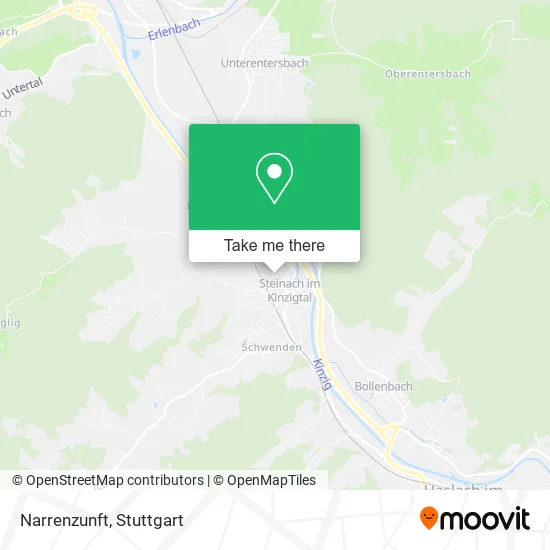 Карта Narrenzunft