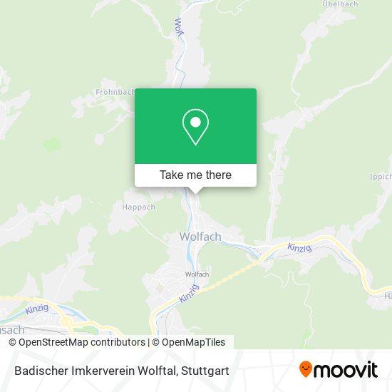 Карта Badischer Imkerverein Wolftal