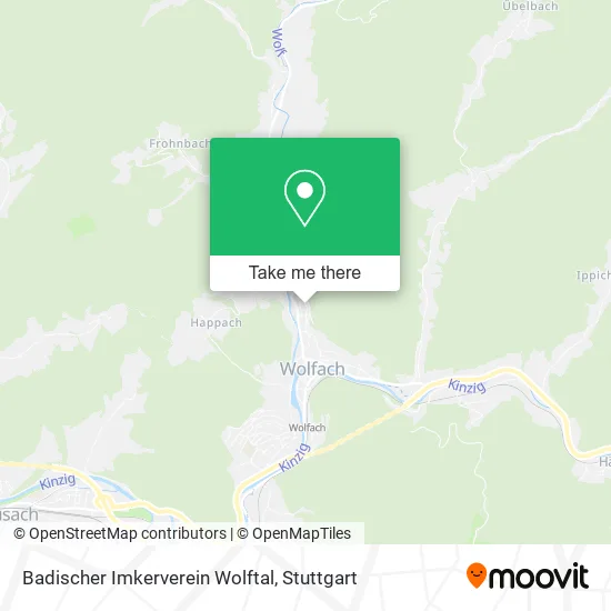 Карта Badischer Imkerverein Wolftal