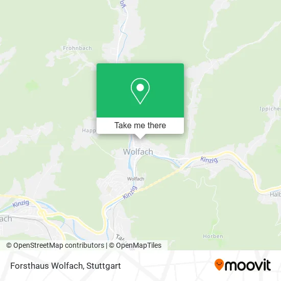 Карта Forsthaus Wolfach