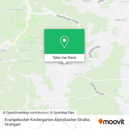 Evangelischer Kindergarten Alpirsbacher Straße map