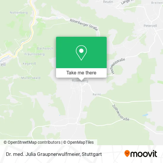 Карта Dr. med. Julia Graupnerwulfmeier