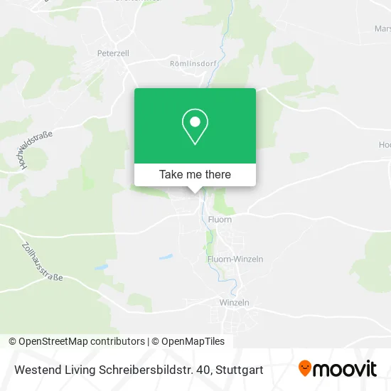 Карта Westend Living Schreibersbildstr. 40