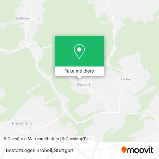 Bestattungen Brobeil map