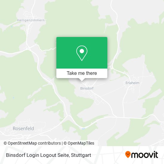 Binsdorf Login Logout Seite map