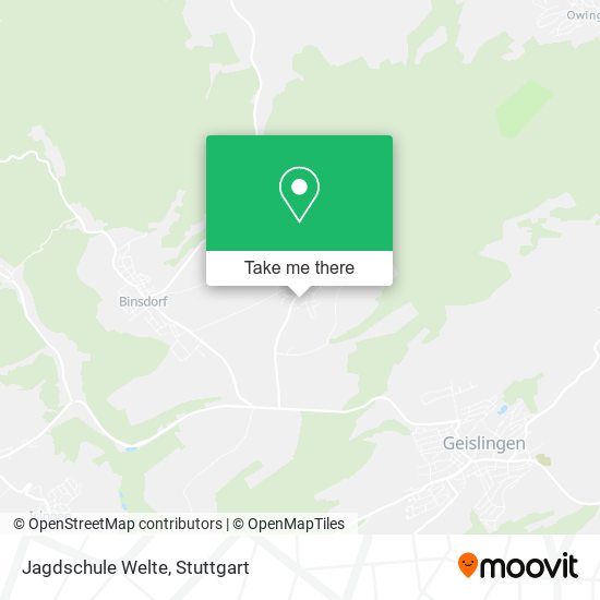 Jagdschule Welte map