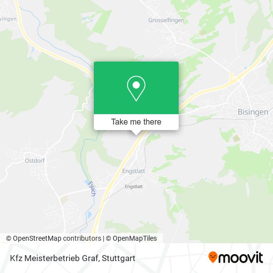 Kfz Meisterbetrieb Graf map