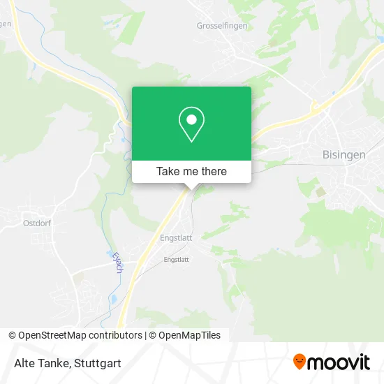 Карта Alte Tanke