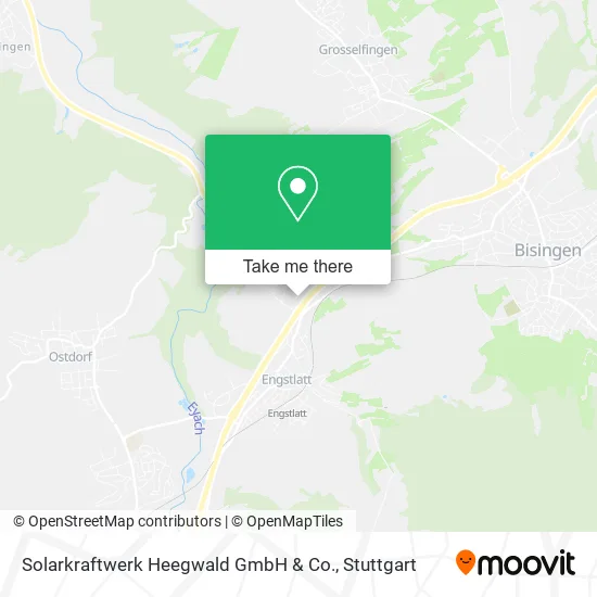 Карта Solarkraftwerk Heegwald GmbH & Co.