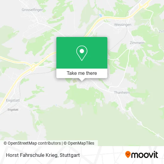 Карта Horst Fahrschule Krieg