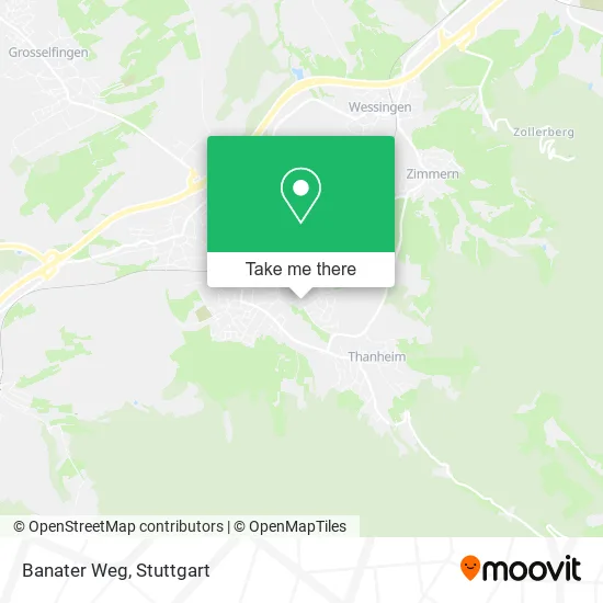 Карта Banater Weg