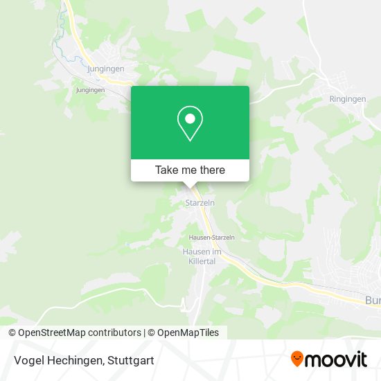 Vogel Hechingen map