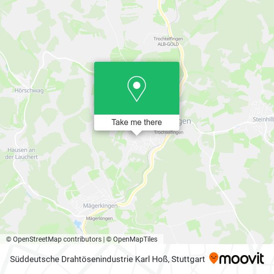 Süddeutsche Drahtösenindustrie Karl Hoß map