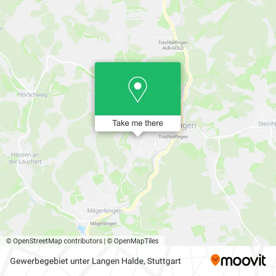 Карта Gewerbegebiet unter Langen Halde