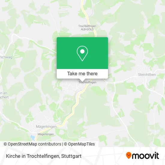 Карта Kirche in Trochtelfingen