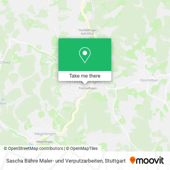 Карта Sascha Bähre Maler- und Verputzarbeiten