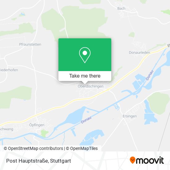 Post Hauptstraße map