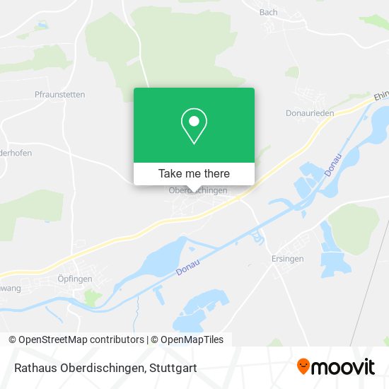 Rathaus Oberdischingen map