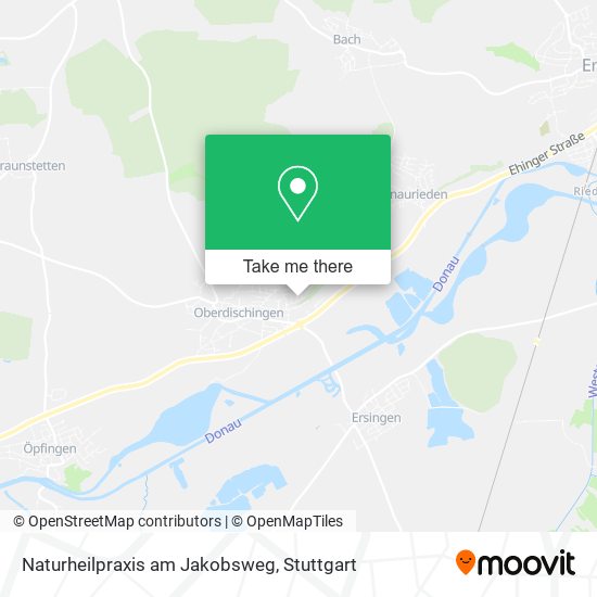 Naturheilpraxis am Jakobsweg map