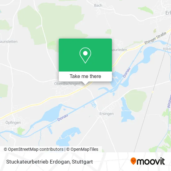 Карта Stuckateurbetrieb Erdogan