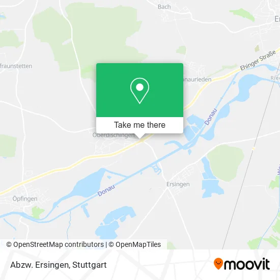 Карта Abzw. Ersingen