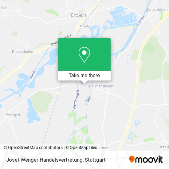 Josef Wenger Handelsvertretung map