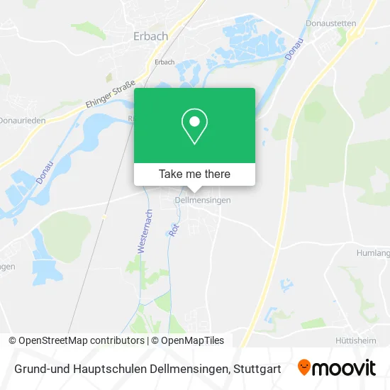 Карта Grund-und Hauptschulen Dellmensingen