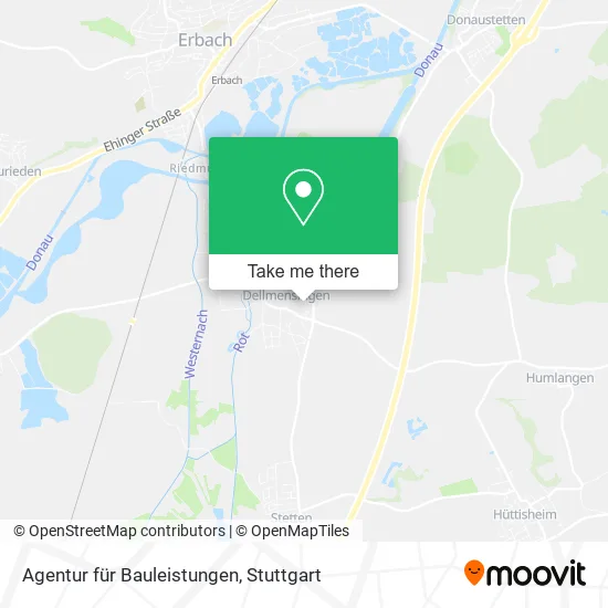Карта Agentur für Bauleistungen