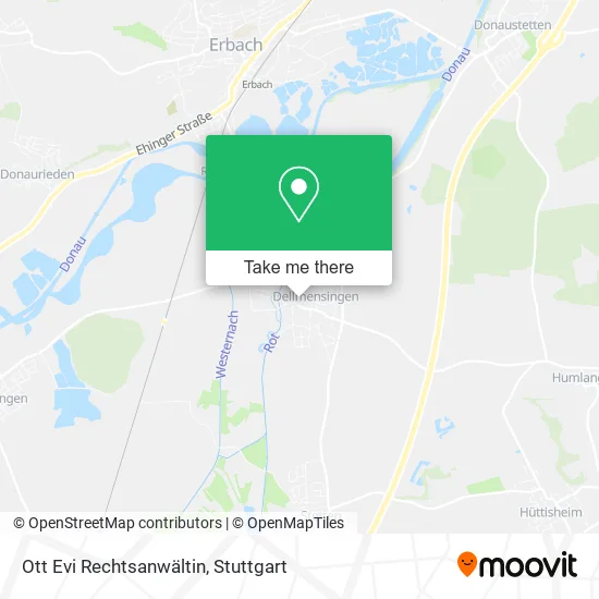 Карта Ott Evi Rechtsanwältin