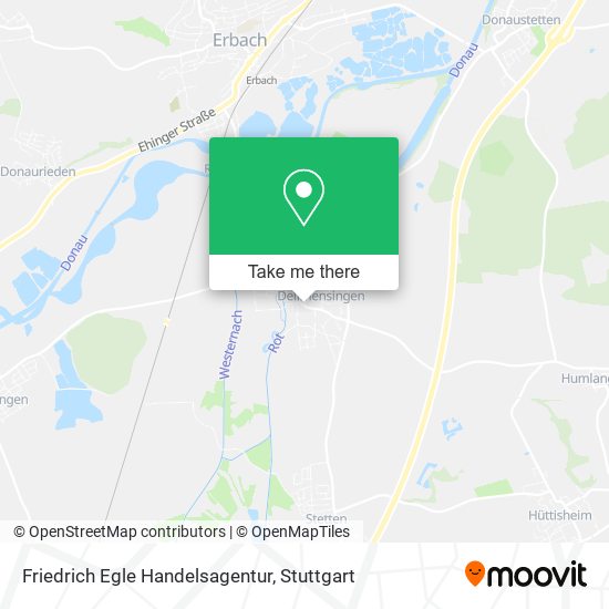 Friedrich Egle Handelsagentur map