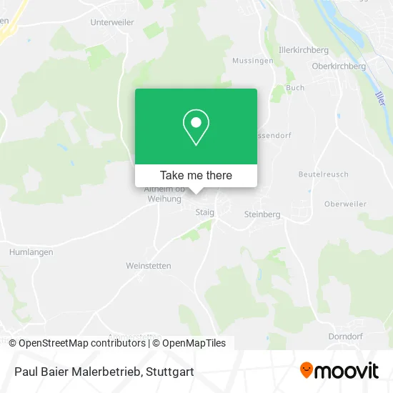 Карта Paul Baier Malerbetrieb