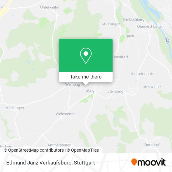 Edmund Janz Verkaufsbüro map