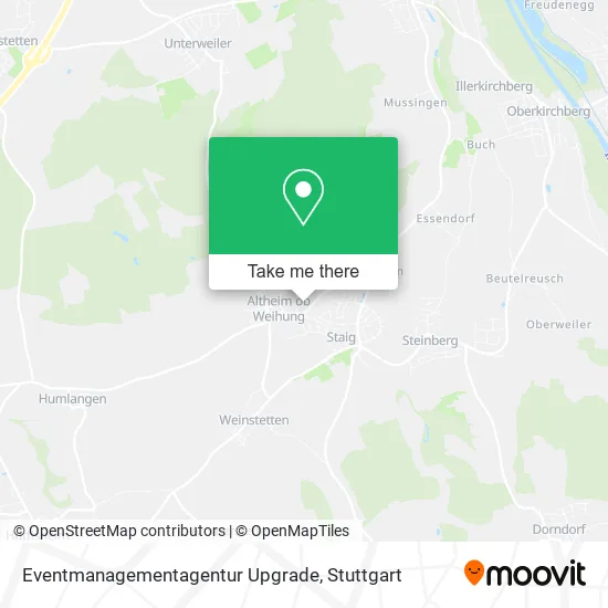 Карта Eventmanagementagentur Upgrade