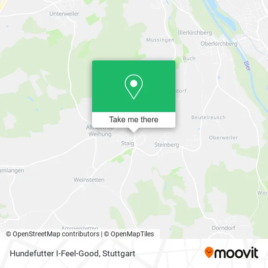 Карта Hundefutter I-Feel-Good